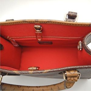 Louis Vuitton reverse monogram on the go pm small coin purse included